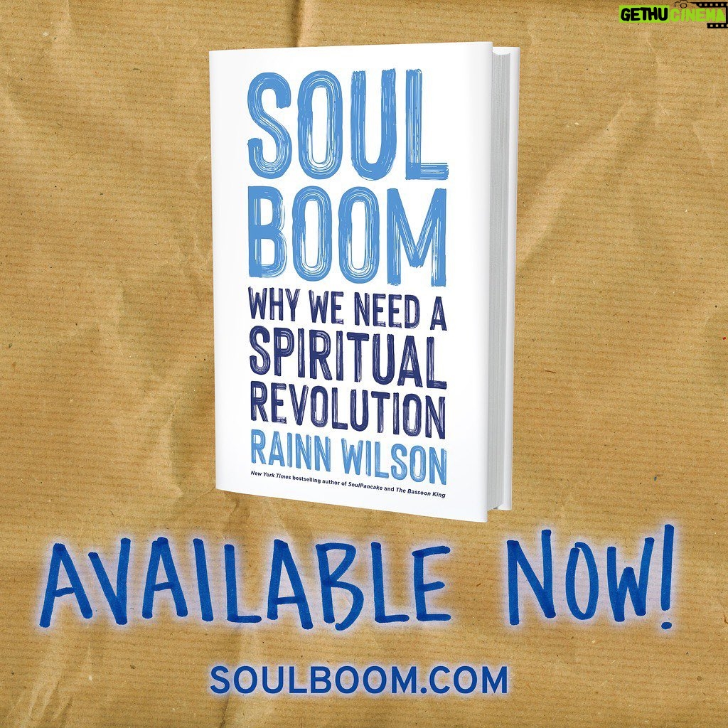 Nathan Fillion Instagram - If you have ever had the pleasure of meeting @rainnwilson, you’d know what an interesting, intelligent, thoughtful, and concerned human he is. I’ve always enjoyed that his conversations are so soul nourishing, and that his first book is appropriately called Soul Pancake. Now, he’s reaching out with his second book, @soulboom. Yes, I’ve ordered it on Amazon, but I’m also going to buy a copy at a local independent bookstore, because reasons. And yes, I’m getting Rainn to sign them to put them on eBay. Enjoy!