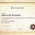 Nathan Fillion Instagram - I’m only two weeks late to wish an old friend a happy birthday. @vancityreynolds, I had a little trouble finding a gift for the man that needs nothing. But I discovered, due to a little loophole in Scotland, land ownership grants you a title, and you are now the proud owner of ten square feet (0.929 square meters) of a Scottish Nature Preserve. You may now add to your long résumé the title of Lord. Everyone please help me wish the happiest of birthdays (two weeks ago) to Lord Reynolds.