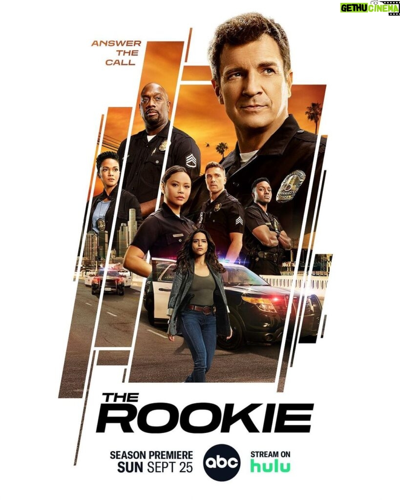 Nathan Fillion Instagram - Tell me three things you’re doing to prepare for the season premiere of #TheRookie, Sept 25 on ABC! (Yes, it’s still streaming on Hulu, too!)