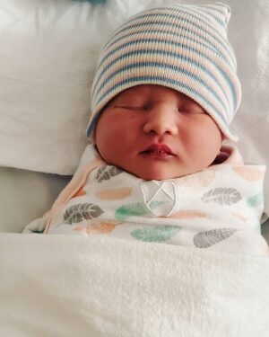 Nathan Kress Instagram - 🎵 "You are the dawn of a new day that is breaking... a masterpiece still in the making... the blue in an ocean of grey." 🎵 And just like that, 3 became 4 ❤ Evie Elise Kress, born 3/20/21 at 5:31pm. 6 lbs, 4 ounces of light and life. My wife is superhuman, and doing extremely well. My children are the greatest little gifts on the planet, and I still can't seem to stop crying.