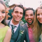 Nathan Kress Instagram - Mini "Into the Storm" reunion! Celebrating our boy @max_deacon's wedding to an ACTUAL angel-person named @meganketch. Max, my brother, you two put together an absolutely glorious day, and we were honored to be a part of such an incredibly genuine and intimate celebration of your love story. We look forward to all the years of friendship ahead of us, as we do life together in this insane city, and even more insane industry. Also, please have babies ASAP so we can have play dates with your adorable future children. We love you both!! #deacongotarealketch