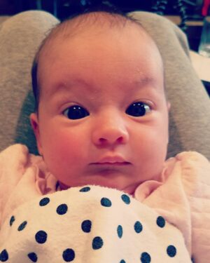 Nathan Kress Instagram - Oh my goodness you guys this baby I can't handle it. #babysfirstsmirk