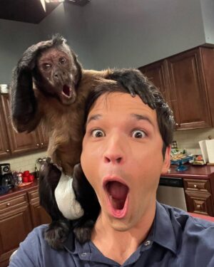 Nathan Kress Instagram - Just on set w/ my best friend lol we r so silly