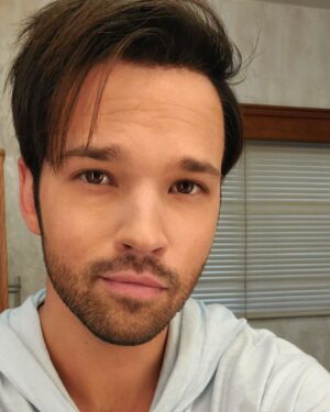 Nathan Kress Instagram - Internet, forgive me, for I have sinned. It's been 2 years since my last selfie.

Easier to do with trailer lighting, turns out!