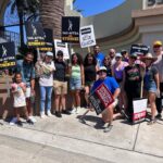 Nathan Kress Instagram - We're out here, we're sweaty, and we are HOPPIN' MAD. (Don't let the smiles fool you) Proud to stand with my Union family and WGA brothers and sisters. #SAGAFTRAstrike Paramount Studios