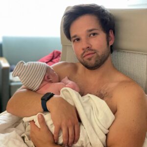 Nathan Kress Instagram - Rapid-fire life update!
1. We're having a baby! 👶
2. It's a boy! 👦
3. He's here! 🐣

Lincoln William Kress popped by last week but it's been too much fun around here to have time to talk about it. Little Link is AWESOME, my wife is an absolute champ as always, our girls are the Big Sis dynamic duo, and Penny is veeeeeery interested in the mesmerizing smells that emanate from this weird blob we brought home.

Onward to life as a family of 👋