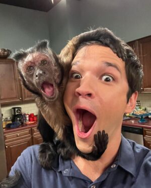 Nathan Kress Instagram - Just on set w/ my best friend lol we r so silly