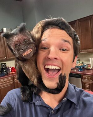 Nathan Kress Instagram - Just on set w/ my best friend lol we r so silly
