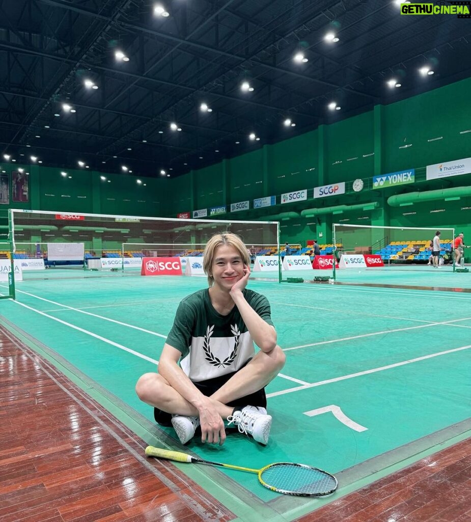 Natouch Siripongthon Instagram - Sweaty but satisfied 🏸 SCG Badminton Academy