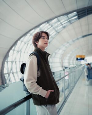 Natouch Siripongthon Instagram - See yaaa 🇯🇵 #fluke_natouch