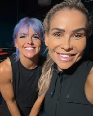Nattie Neidhart-Wilson Instagram - BTS! 🩶 #Rumble