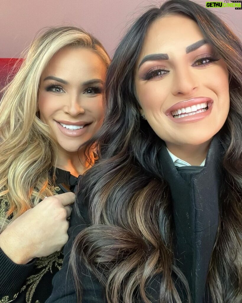 Nattie Katherine Neidhart-Wilson Instagram - We had the best time today working with @bgca_clubs surprising over 500 kids with games and gifts. The new @wwe headquarters was the perfect place to celebrate WWE’s partnership with #boysandgirlsclubofamerica 🫶🏻 @sonyadevillewwe 🖤