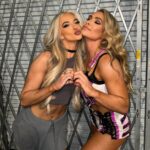 Nattie Katherine Neidhart-Wilson Instagram - Thank you for having my back tonight @karmen_wwe! I love @nxt 🫶🏻