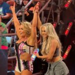 Nattie Katherine Neidhart-Wilson Instagram - Thank you for having my back tonight @karmen_wwe! I love @nxt 🫶🏻
