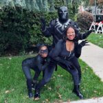 Naturi Naughton Instagram – #HappyHalloween from #TheLewisFamily 🎃🐈‍⬛ It’s a #BlackPantherFamily 🎃 🐈‍⬛ Brooklyn, New York