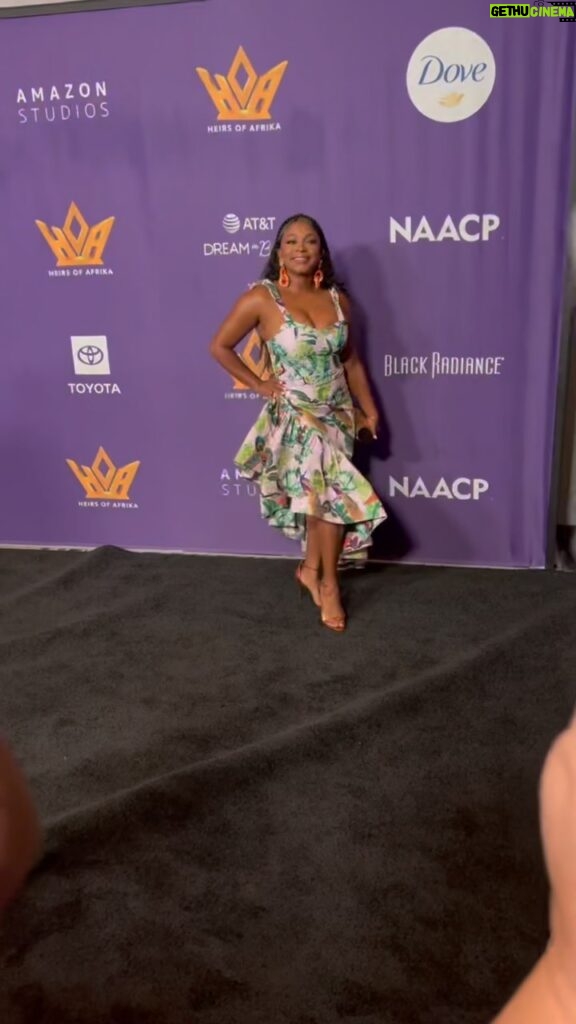 Naturi Naughton Instagram - The LOVELY @naturi4real is HERE and looking FLAWLESS👑 #IWOP2022 #heirsofafrika #claimyourthrone