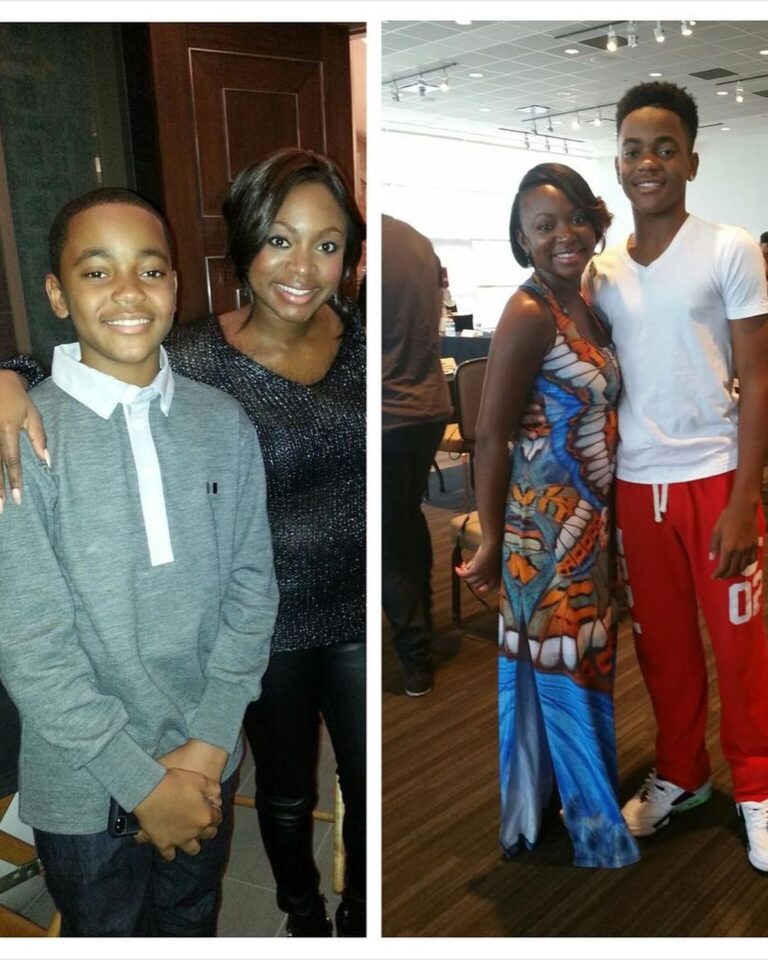 Naturi Naughton Instagram - You may be taller than me now, but Mama is still in charge!😂 Happy Birthday to my TV son @michaelraineyjr 🥰🎉 Watching you grow over the last 10 years has been incredible! So proud of you! #TashaAndTariq 4ever! 💪🏾#AMothersLove 🔥 #FindTasha 👀 #Ghost #StayWoke #PowerNeverEnds