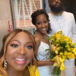 Naturi Naughton Instagram – Remembering this day!! It was so lit! Happy Anniversary to my bestie @melajella & her amazing husband @kingmarcusaaron 🔥🔥 9/18/2020 ❤️❤️ So Proud of y’all! #BlackLove #2Years