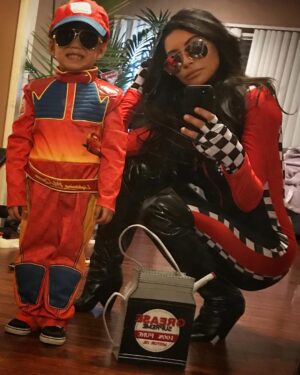 Naya Rivera Instagram - VROOM VROOM! #happyhalloween 🏎