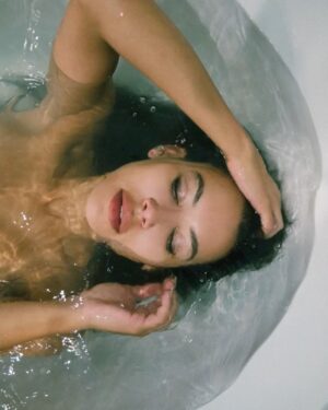 Naya Rivera Instagram - One - “ gravity keeps pulling me under, but the urge to breathe helps me stay afloat. “