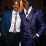 Ncuti Gatwa Instagram - Ozwald Boateng (Uncle Ozzy) I remember seeing his name for the first time in a play called Roaring Trade when I was at drama school. A play about bankers making their way up in London. Boateng suits seemed to be a vehicle to do that. It’s really not lost on me that this groundbreaking pioneer of fashion, culture and style in the British landscape handed me “Modern Pioneer” award at the @Elleuk style awards last night. I say it a lot but…truly mad. A beautiful night in a room filled with incredible artists! Thank you @elleuk and @tiffanyandco @moetchandon for bringing us all together Styled of course by @felicitykay…boy! what a night for the journey we’ve had 🥹 love ya flic The 💧 Full Look: @ozwald_boateng Shoes: @giuseppezanotti Jewelry: @tiffanyandco Sunglasses: @jacquesmariemage Grooming: @chris7_okonta @keshiaeast_ 📸 @jamesdkelly @jasonlloydevans