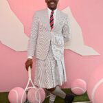 Ncuti Gatwa Instagram - Them balls were explosive 🎾 Thank you @evianwater for giving silly and billy the most thrilling day out. What. A. Match. Wearing full @thombrowne and @tiffanyandco Styled by @felicitykay 💛 Assistant by @flothompson_ Silly: me Billy: emily Wimbledon