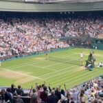 Ncuti Gatwa Instagram - Them balls were explosive 🎾 Thank you @evianwater for giving silly and billy the most thrilling day out. What. A. Match. Wearing full @thombrowne and @tiffanyandco Styled by @felicitykay 💛 Assistant by @flothompson_ Silly: me Billy: emily Wimbledon
