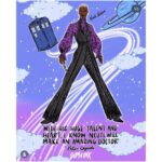 Ncuti Gatwa Instagram - THEE Whovians: a very, very talented bunch and my latest obsession. Love seeing your guys art work so much. very blessed to join such a talented fam ✨ • Tried to tag all you amazing artists but couldn’t tag everyone. 3rd slide @roguerigatoni