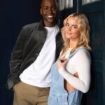 Ncuti Gatwa Instagram - Introducing: Miss. Millie. Gibson ✨ Far too excited to sail the universe and battle monsters with this one . Believe me we got SO much in store for you… 👨🏾‍⚕️👱🏻‍♀️🚀 Styling @felicitykay Grooming @bellaarghiros @amahairsalon