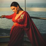 Neha Dhupia Instagram - Time for some #shosha ♥️ . . . . . . . . . . @cnnnews18 🎤 @houseofmasaba @amrapalijewels @yountentsomo @sonicsmakeup @kapilcharaniya