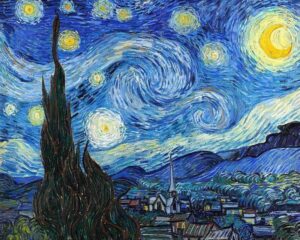 Neil deGrasse Tyson Instagram - van Gogh’s “The Starry Night”, Saint Rémy de Provence, France
[Museum of Modern Art, NYC]
⠀⠀⠀⠀⠀⠀⠀⠀⠀
Analysis of the crescent Moon and Venus, reveals that the painting captures the early morning hours near the Summer Solstice, 1889 — just before sunrise.
⠀⠀⠀⠀⠀⠀⠀⠀⠀
So for me, it’s “The Starry Dawn”