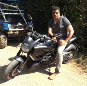 Neil deGrasse Tyson Instagram - From the Photo Archives
⠀⠀⠀⠀⠀⠀⠀⠀⠀
I've never owned a badass motorcycle.  But if I did, this is how I would pose on it.
⠀⠀⠀⠀⠀⠀⠀⠀
[Between takes, filming "Cosmos: A SpaceTime Odyssey" in Italy 2013]