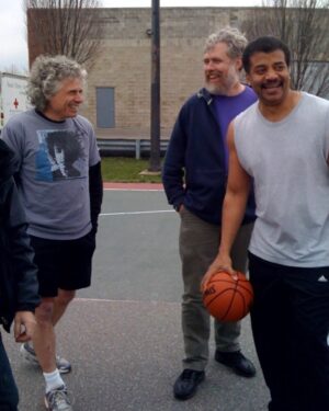 Neil deGrasse Tyson Instagram - From the Photo Archives:
⠀⠀⠀⠀⠀⠀⠀⠀⠀
In Boston, filming an episode on the heritability of physical traits, with Harvard Professors Steven Pinker @sapinker and George Church @george.church. One of the two, genetics indicated, has high athletic potential — the incredulity of which garnered a chuckle.
⠀⠀⠀⠀⠀⠀⠀⠀⠀
[Between scenes, for @PBS's "NOVAscience Now" 2009]