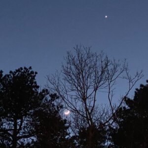 Neil deGrasse Tyson Instagram - ‪A stunning thin crescent Moon this eve, low in the twilight western sky. Planet Venus? There too, to see. Above the Moon, and high.‬