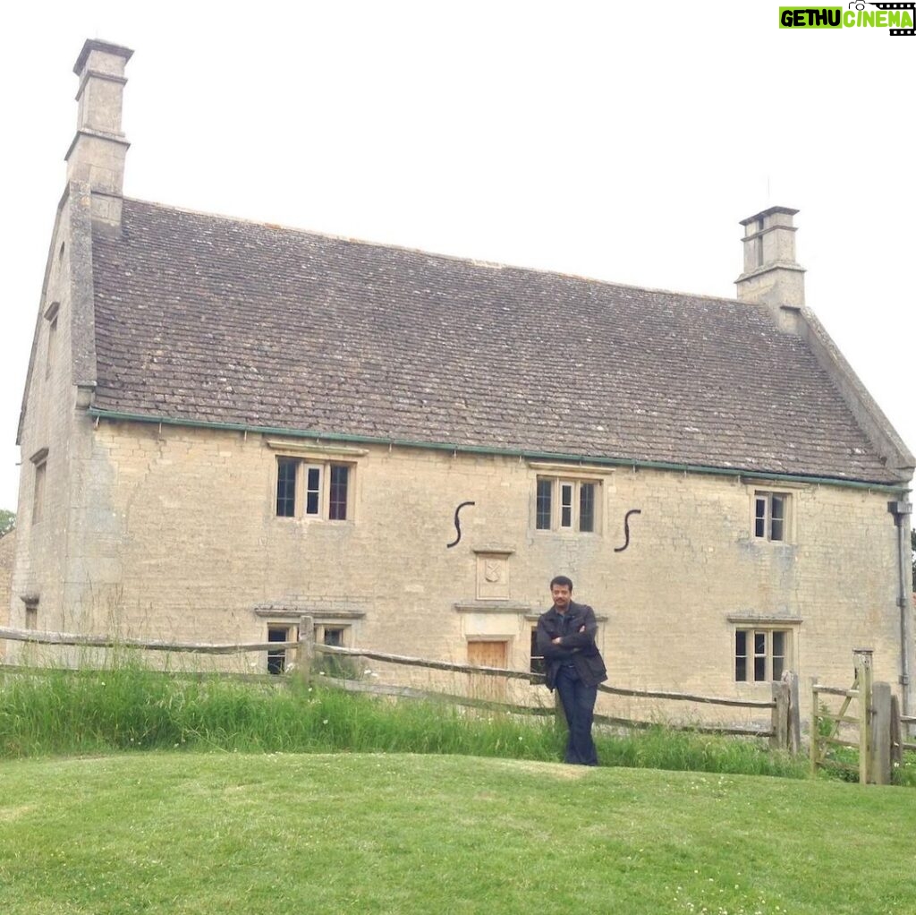Neil deGrasse Tyson Instagram - Isaac Newton's Woolsthorpe Manor Home, England, where he retreated to escape the 1665 Bubonic Plague. While there he discovered the laws of gravity, which apply everywhere in the universe except, apparently, at his famous Flower-of-Kent apple tree, out back. [On location for the filming of Cosmos: A Spacetime Odyssey, 2013]