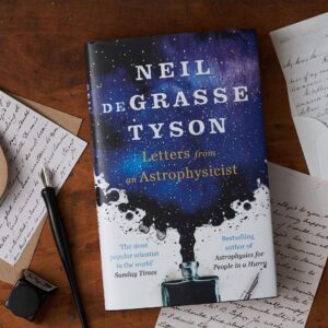 Neil deGrasse Tyson Instagram - The jacket design for the British edition of "Letters From An Astrophysics" is inkier than the US jacket.  Letter-writing is a long and deep tradition in the UK. The Brits even invented the Postage Stamp, if anybody remembers what that is.

Interested and near London this week? I’m giving a public talk at the Eventim Apollo Theater. Wednesday, October 30, 2019.

Book included with admission:  INFO: https://www.penguin.co.uk/events/2019/neil-degrasse-tyson-letters-from-an-astrophysicist-live.html