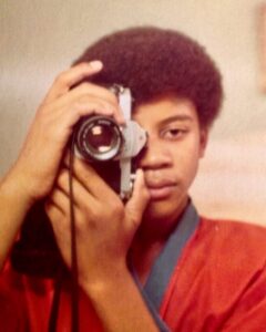Neil deGrasse Tyson Instagram - My first “mirror-selfie”. Circa 1973. Age 15. Honeywell-Pentax SP500, 55mm SMC-Takumar lens, bought with money earned from walking other people’s dogs. An SLR with removable lens allowed the camera body, with adapters, to swap with a telescope eyepiece, for taking pictures of the universe. And yes, that Afro was in style back then.