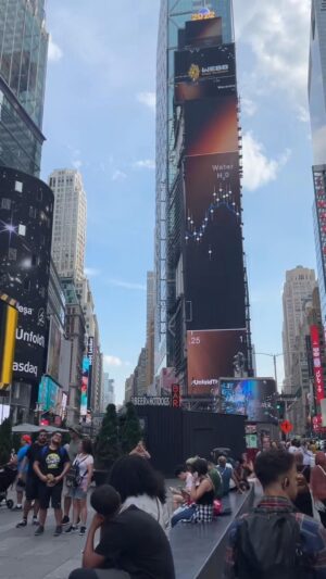 Neil deGrasse Tyson Instagram - ⠀⠀⠀⠀⠀⠀⠀⠀⠀
Main-streaming the universe.
⠀⠀⠀⠀⠀⠀⠀⠀⠀
@NASAWebb telescope images on "billboards" in Times Square, the heart of Manhattan. 
⠀⠀⠀⠀⠀⠀⠀⠀⠀
[ 5:30pm ET, July 12, 2022; Intersection of Broadway and 7th Avenue, NYC ]