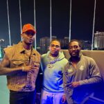 Nelly Instagram - After the fight Me and my bro @juliojones_11 Congrats to my MF cat @tbudcrawford …!! Great performance and nobody deserves it more.. 💪🏽💪🏽💪🏽🙏🏽💙