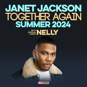 Nelly Instagram - This summer is gonna be 🔥🔥 I’m joining the one and only @JanetJackson on the Together Again 2024 Tour! Tix on sale this Fri 1/19 at LiveNation.com.