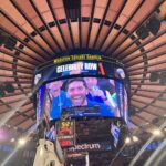 Nev Schulman Instagram - Things that happened at the Knicks game last night: -Met @lesdogggg who showed me a drawing of her soul mate that her medium drew that she thinks might be me -Was on the Jumbotron with @lauraperlongo -Randomly bumped into my brother @relson__ and uncle @baraschmcgarry -Hung out with @ericfuckingandre -Met the @knickscitydancers -Got to watch my boy Mitch bring home the WIN! An absolutely epic night! Thank you @thegarden Madison Square Garden