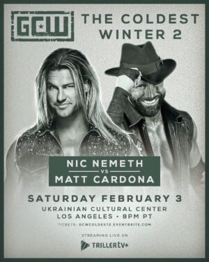 Nicholas Theodore Nemeth Instagram - I cannot believe this is happening @gamechangerwrestling FEB 3