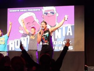 Nicholas Theodore Nemeth Instagram - NEMETH BROS present: HUNKAMANIA 
Nov 16 HOLLYWOOD. Nov 24 CHICAGO