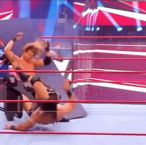 Nicholas Theodore Nemeth Instagram - 2020. wwe title match. no fans