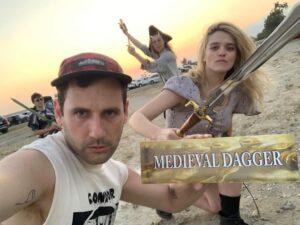 Nick Robinson Instagram - Your new favorite band...Medieval Dagger