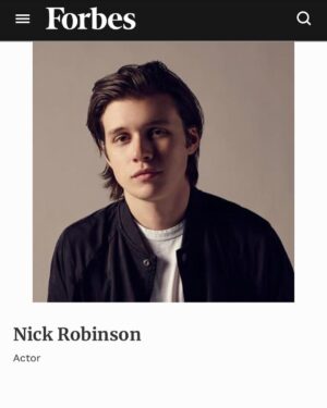 Nick Robinson Instagram - In great company. Thank you  @forbesunder30