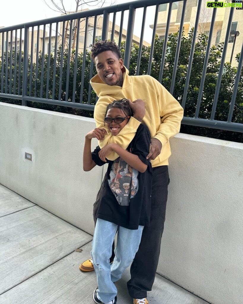 Nick Young Instagram - My road dog my first born just turn 11 today lil swag getting up there …where do the time go I remember just picking you up at the hospital for the first time now you just hang with me when you want something lol