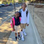 Nick Young Instagram - First day of school my 5ft grader and my kindergarten