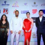 Nicola Mouawad Instagram - with those #beautiful #three 💛 @aiwffestival #closing #ceremony #redcarpet . #nicolasmouawad #beirut #lebanon #cairo #egypt #actor #acting ‎#نيقولا_معوض #بيروت #لبنان #القاهرة #مصر Aswan, Egypt