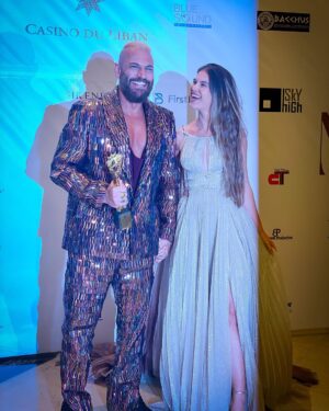 Nicolas Mouawad Instagram - MUREX D’OR 2023 with YOU 🤍

Dressed by the super talented & super kind @hassidrissofficial ✨

And styled by the amazing @islam.mitwally !! ✨

Thank you for going out of your way to make tonight possible!! Forever grateful!